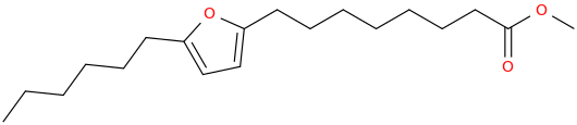 2 furanoctanoic acid, 5 hexyl , methyl ester